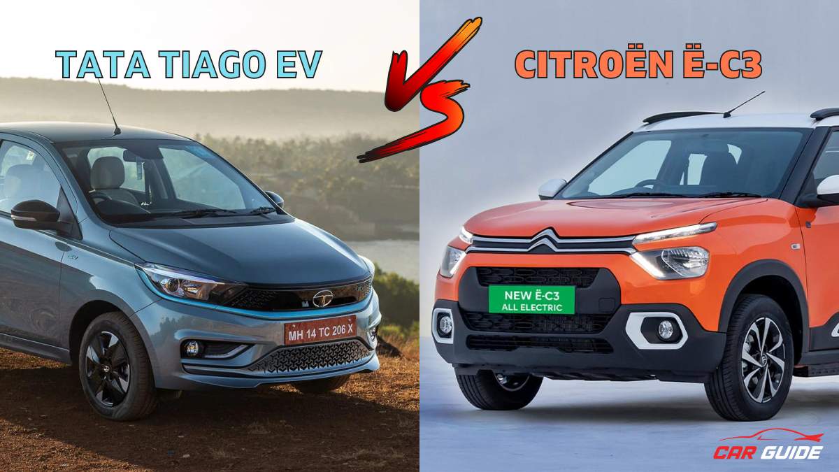 Tata Tiago EV vs Citroen e3. Comparison article