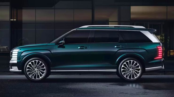 Hyundai Ni1i hybrid SUV side view