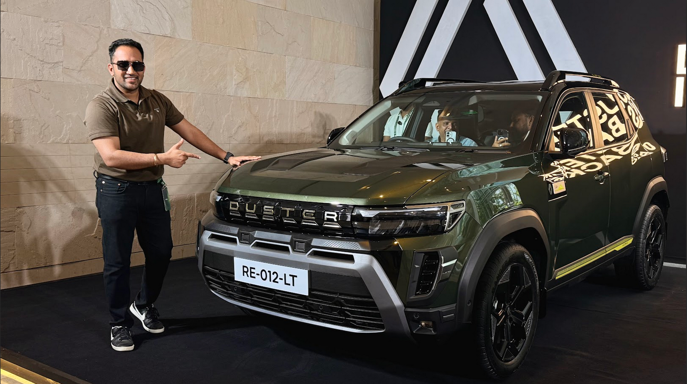 Renault Duster 2026 Launch SUV at indoor event